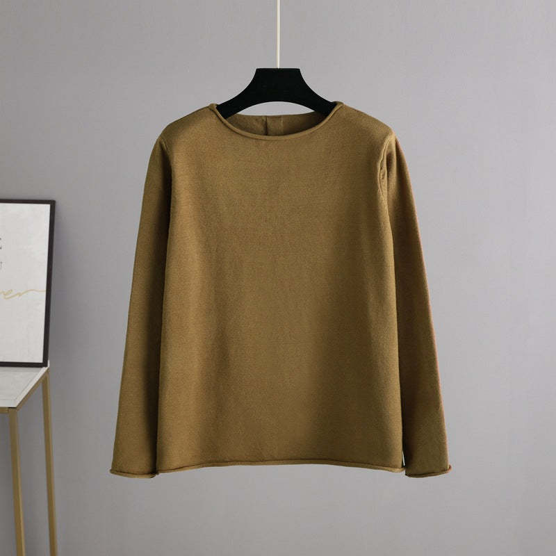 Solid Soft Knitted Wide-Leg Pants Set-Soco Hoodie