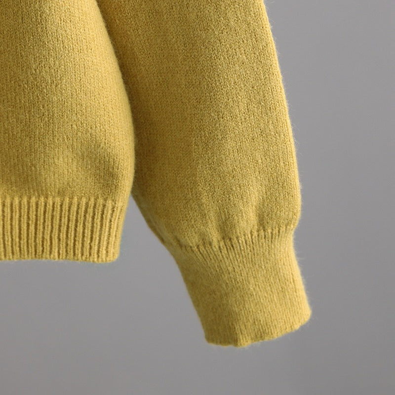 Women Knitted Collared 2 Piece Set-Soco Hoodie