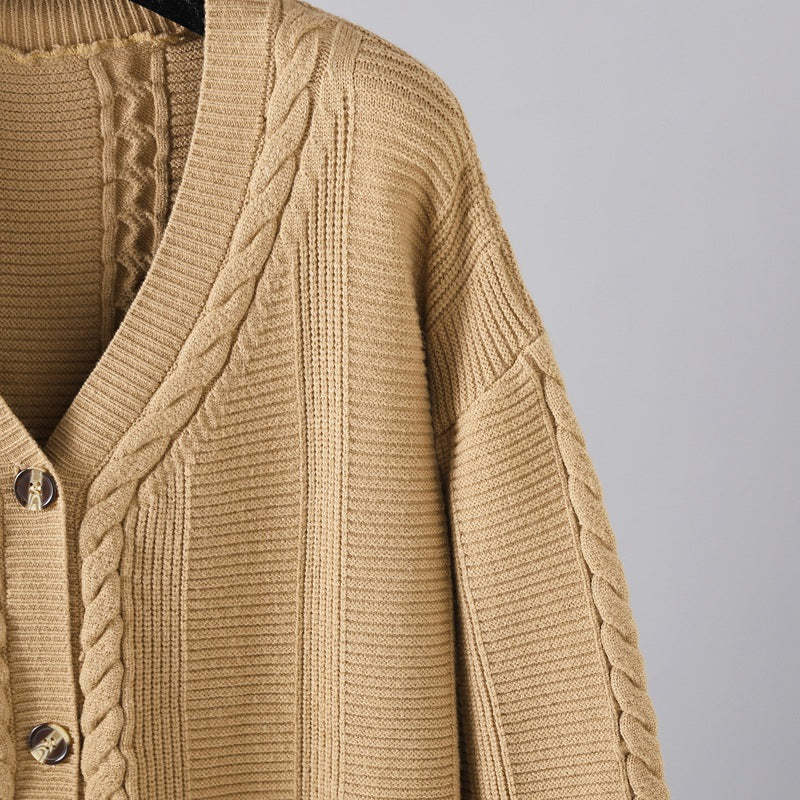 Winter Oversize Knit Two-Piece Set-Soco Hoodie