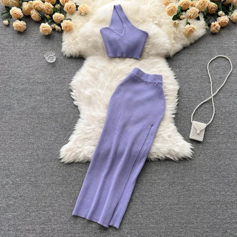 French Retro Knitted Skirts Cap-Soco Hoodie