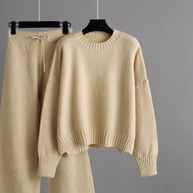 Women 2 Piece Wide Leg Pants Set-Soco Hoodie