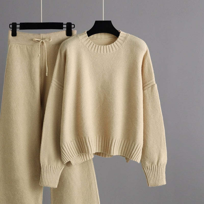 Women 2 Piece Wide Leg Pants Set-Soco Hoodie