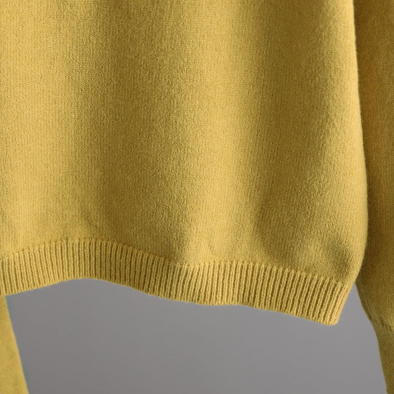 Women Knitted Collared 2 Piece Set-Soco Hoodie