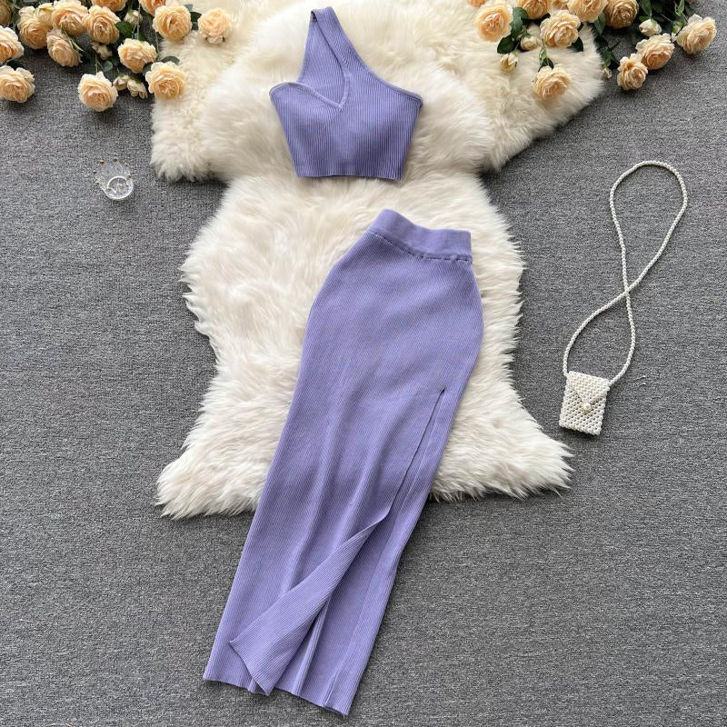 French Retro Knitted Skirts Cap-Soco Hoodie