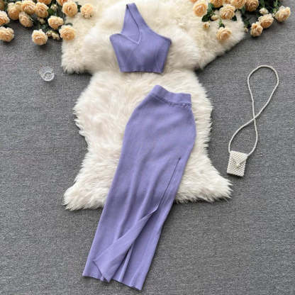 French Retro Knitted Skirts Cap-Soco Hoodie