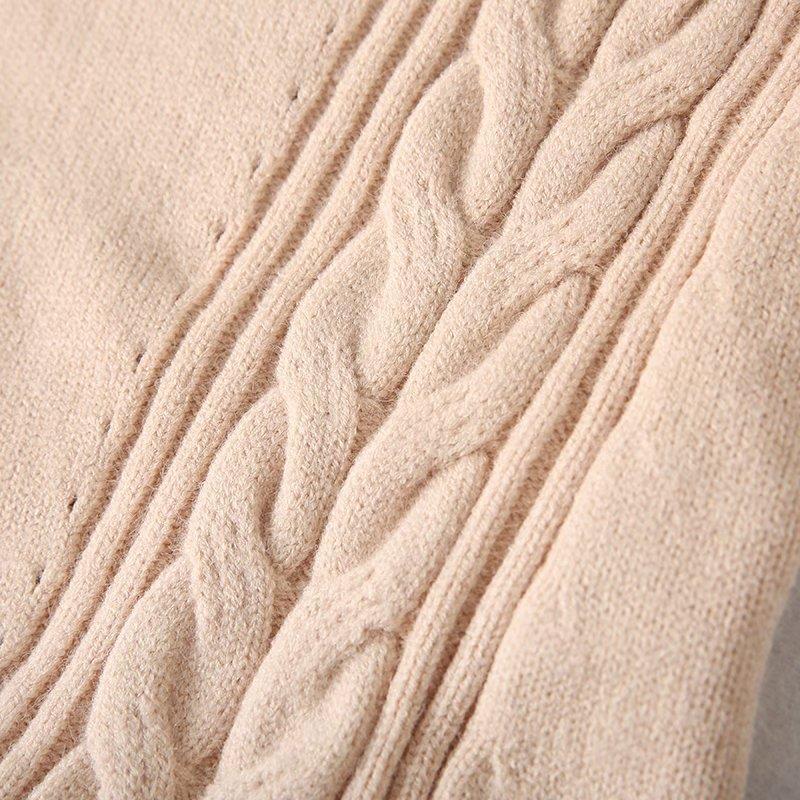 Winter Twist Knitted Wide Leg Pant Sets-Soco Hoodie