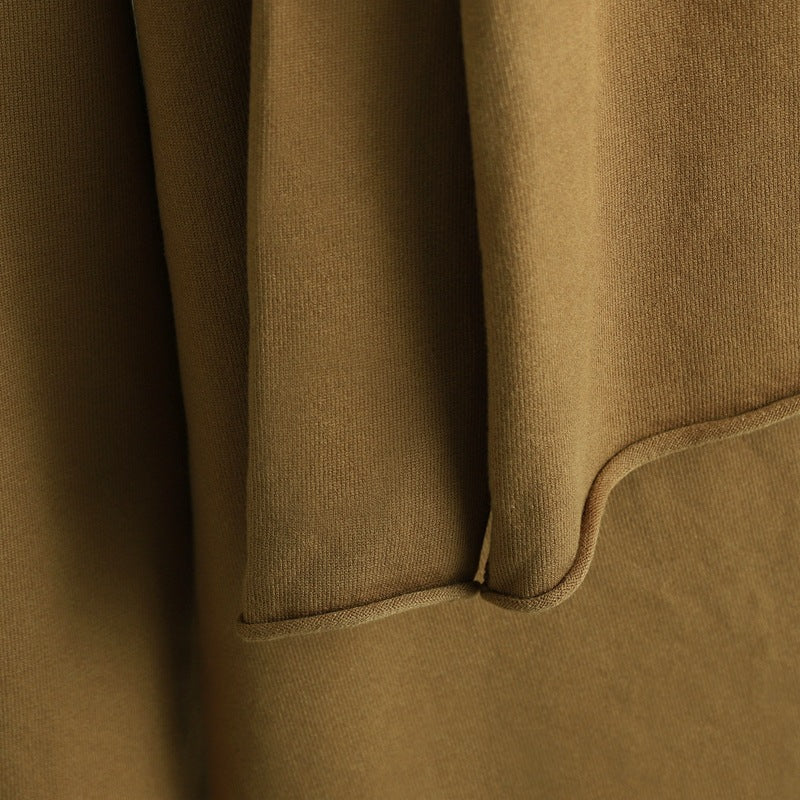 Solid Soft Knitted Wide-Leg Pants Set-Soco Hoodie