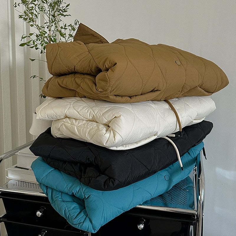 Korean Thick Parkas Warm Down Cotton Jacket-Soco Hoodie