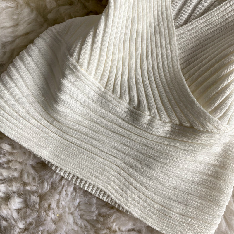 Retro Knitted Vest V-Neck Solid Camisole-Soco Hoodie