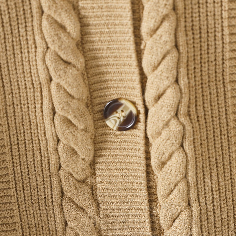 Winter Oversize Knit Two-Piece Set-Soco Hoodie