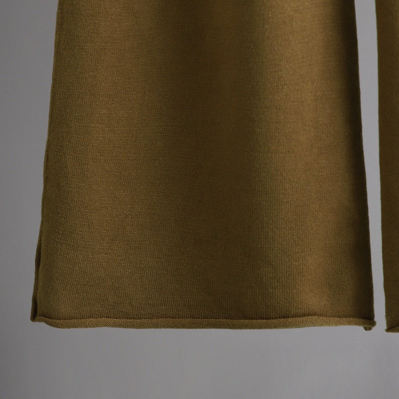 Knitted Sweater Pullover With Pants Two-Piece Set-Soco Hoodie