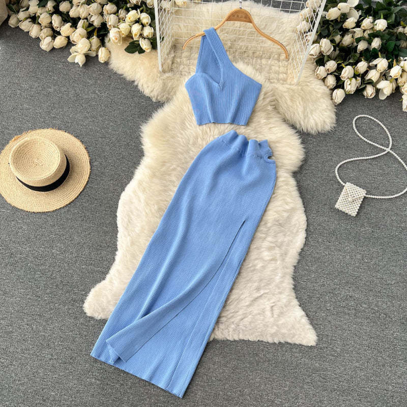 French Retro Knitted Skirts Cap-Soco Hoodie