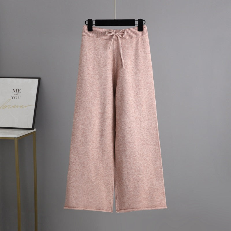 Women's Turtleneck Thickened Knitted Sweater Set-Soco Hoodie