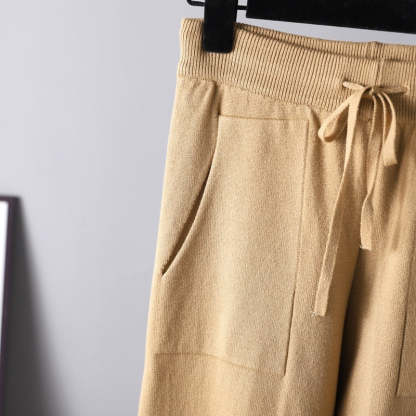 Winter Oversize Knit Two-Piece Set-Soco Hoodie