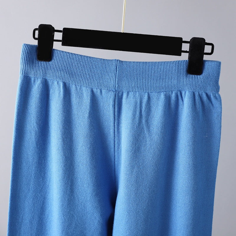 Women Turtleneck Knitted Two-Piece Sweater Set-Soco Hoodie