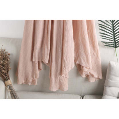 Solid Linen Fishtail Skirt For Women-Soco Hoodie