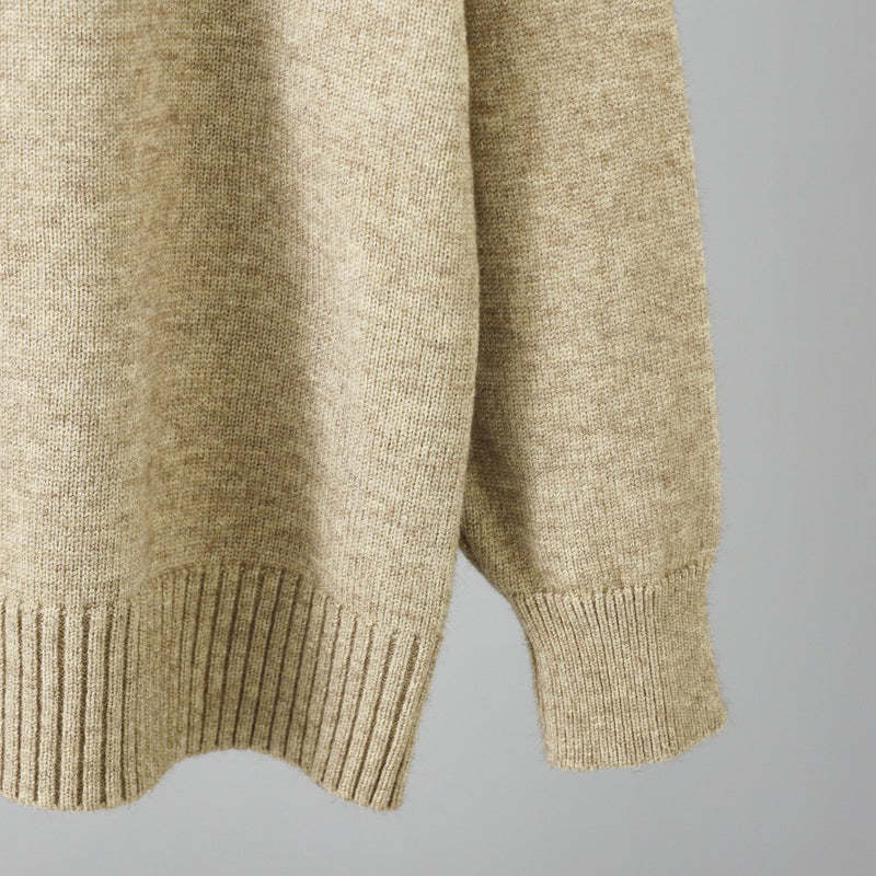 Oversized Two-Piece Knitted Thick Set-Soco Hoodie