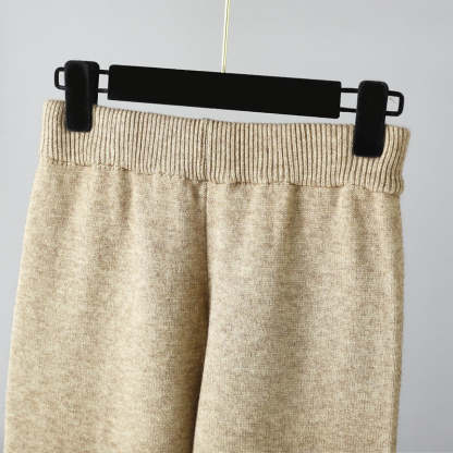 Oversized Two-Piece Knitted Thick Set-Soco Hoodie