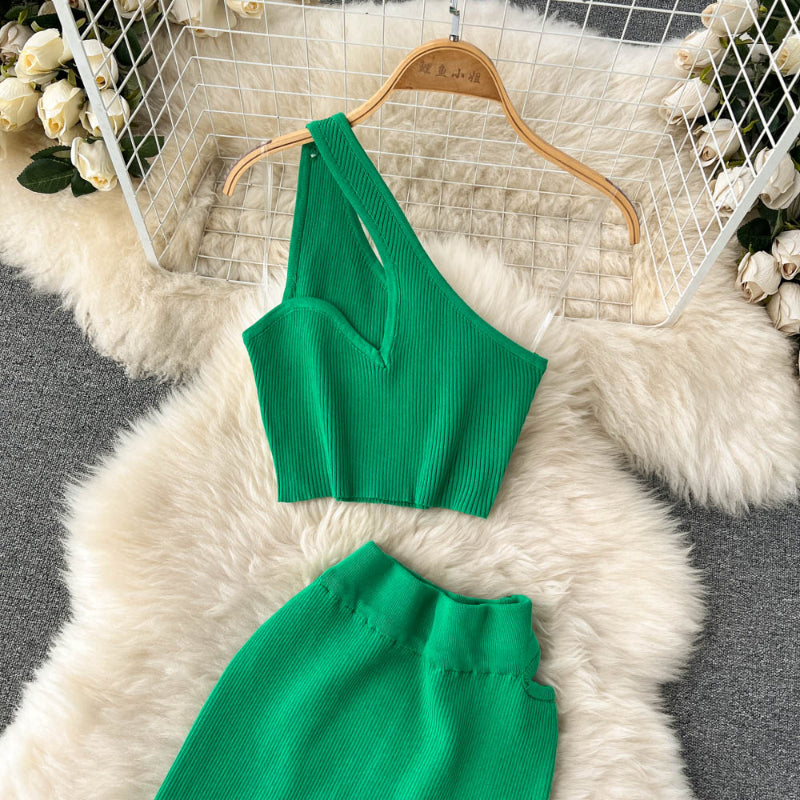 French Retro Knitted Skirts Cap-Soco Hoodie