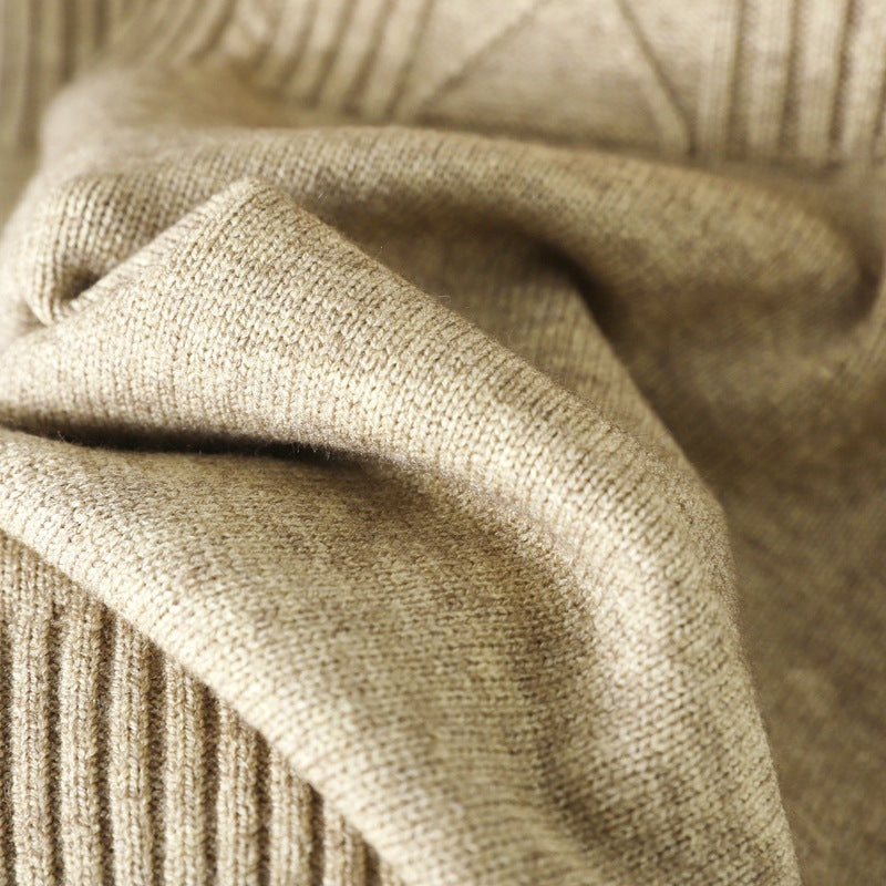 Oversized Two-Piece Knitted Thick Set-Soco Hoodie