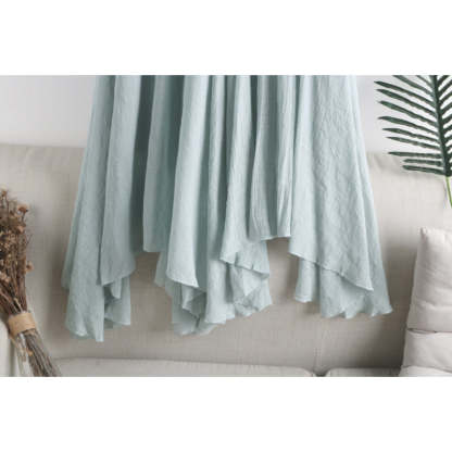 Solid Linen Fishtail Skirt For Women-Soco Hoodie