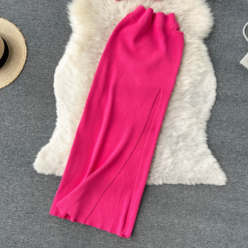 French Retro Knitted Skirts Cap-Soco Hoodie