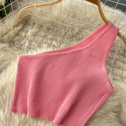 2 Pieces Retro Suspender Knitted Skirt Set-Soco Hoodie