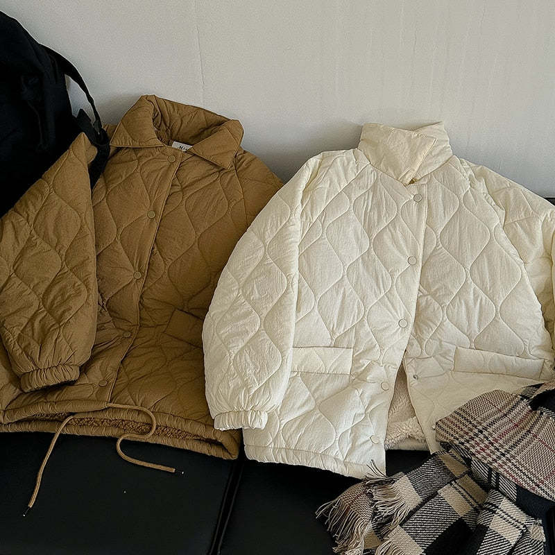 Korean Thick Parkas Warm Down Cotton Jacket-Soco Hoodie