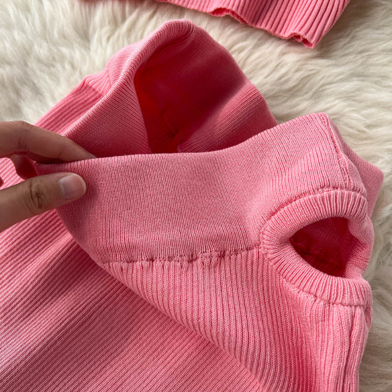 French Retro Knitted Skirts Cap-Soco Hoodie