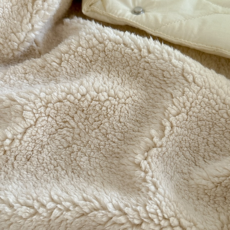 Korean Thick Parkas Warm Down Cotton Jacket-Soco Hoodie