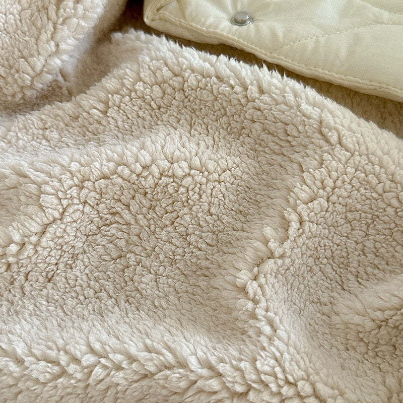 Korean Thick Parkas Warm Down Cotton Jacket-Soco Hoodie