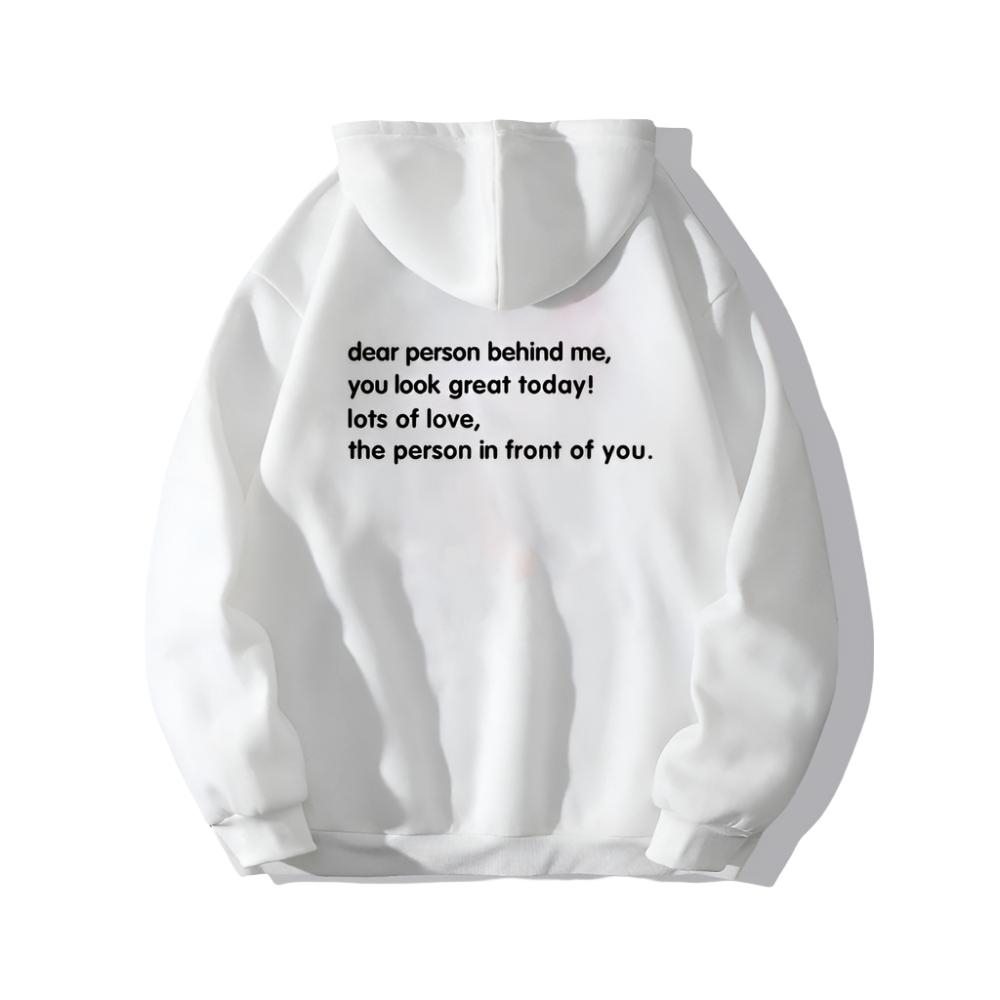 Hope You Smiled Inspirational Kangaroo Pocket Hoodie