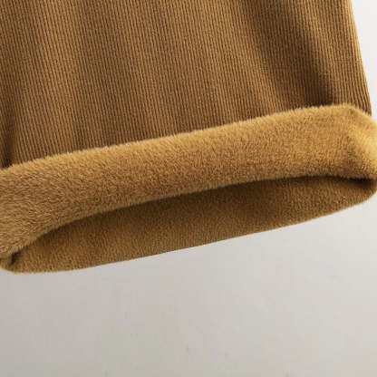 One-Piece Velvet Long Knit Sweater Dress For Women-Soco Hoodie