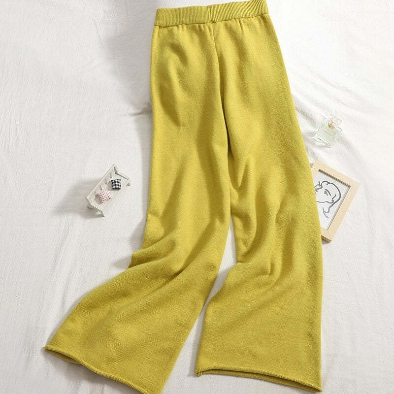 Oversize Loose Drop Sleeve Cashmere Sweater Tracksuits-Soco Hoodie