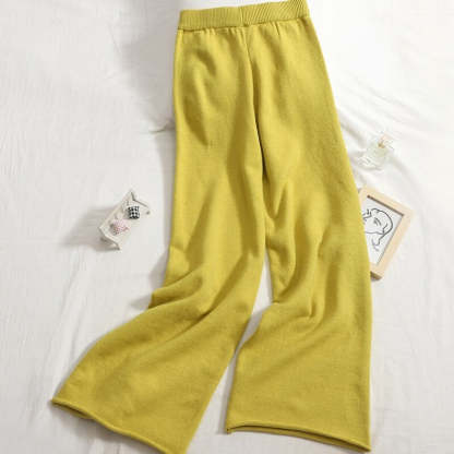 Oversize Loose Drop Sleeve Cashmere Sweater Tracksuits-Soco Hoodie