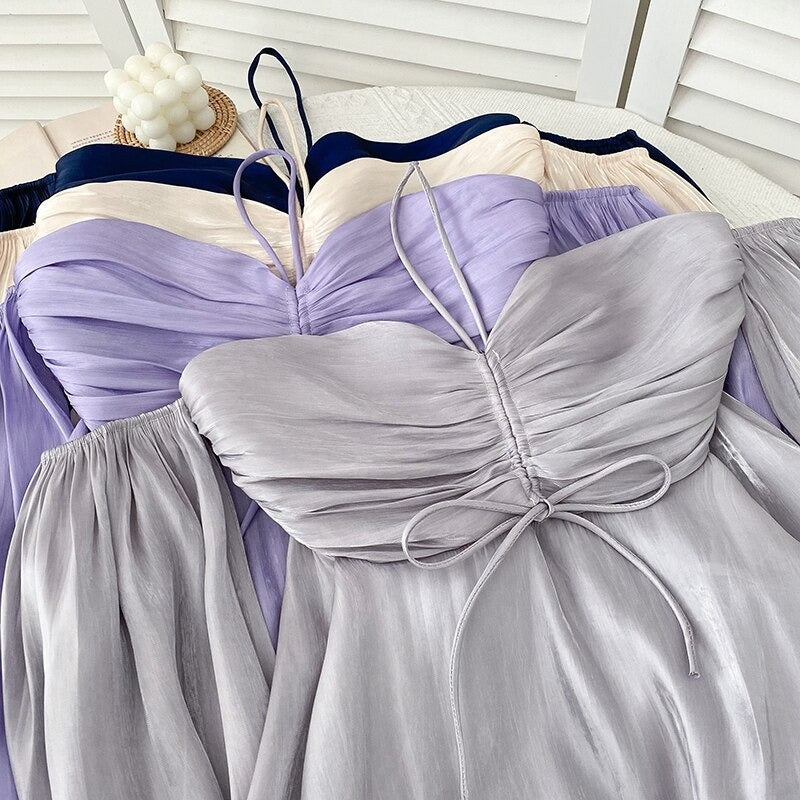 Stylish Pleated Drawstring Lace Off-Shoulder Shirt Blouses For Women-Soco Hoodie