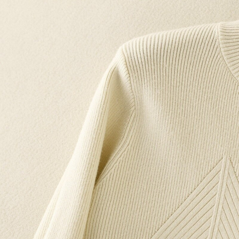 Elegant Knitted Warm Soft Long Sweater Dress-Soco Hoodie