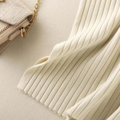 Turtleneck Long Knitted Sweater Dress For Women-Soco Hoodie