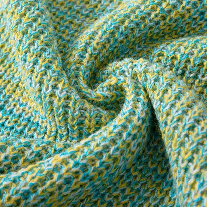 Casual Gradient Knitted Sweater Dress-Soco Hoodie