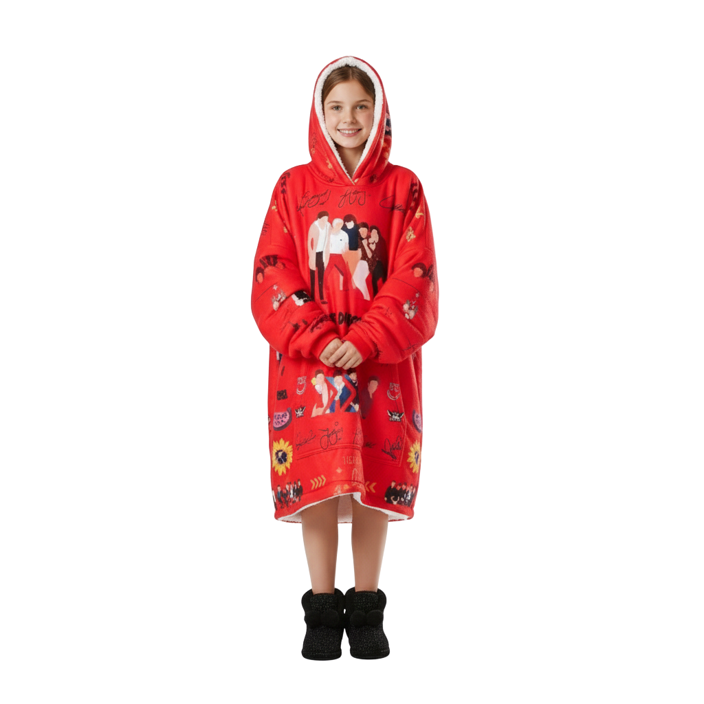 One Direction Printed Oversized Hoodie Blanket