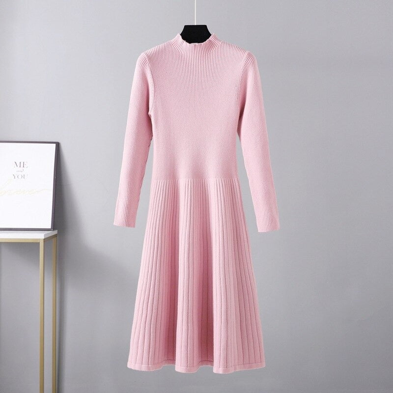 Long Knit Maxi Sweater Dress For Women-Soco Hoodie
