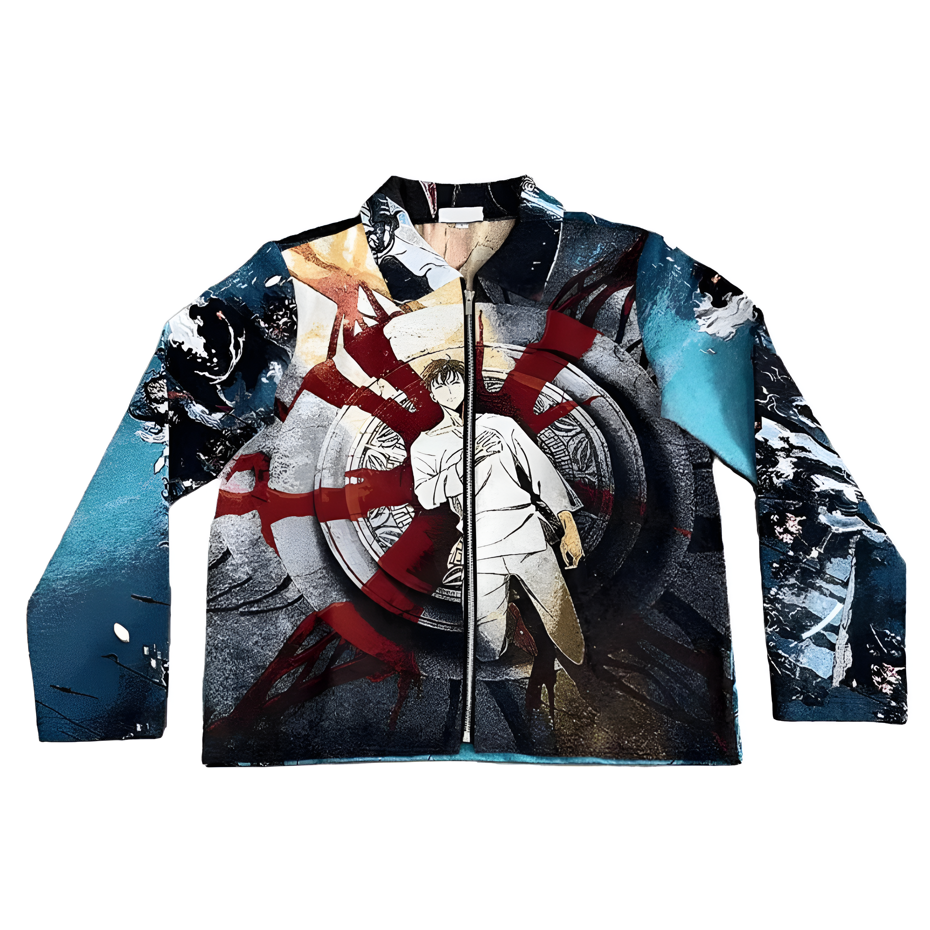 Vintage Gobelin Tapestry Anime Manga Shadow Jacket