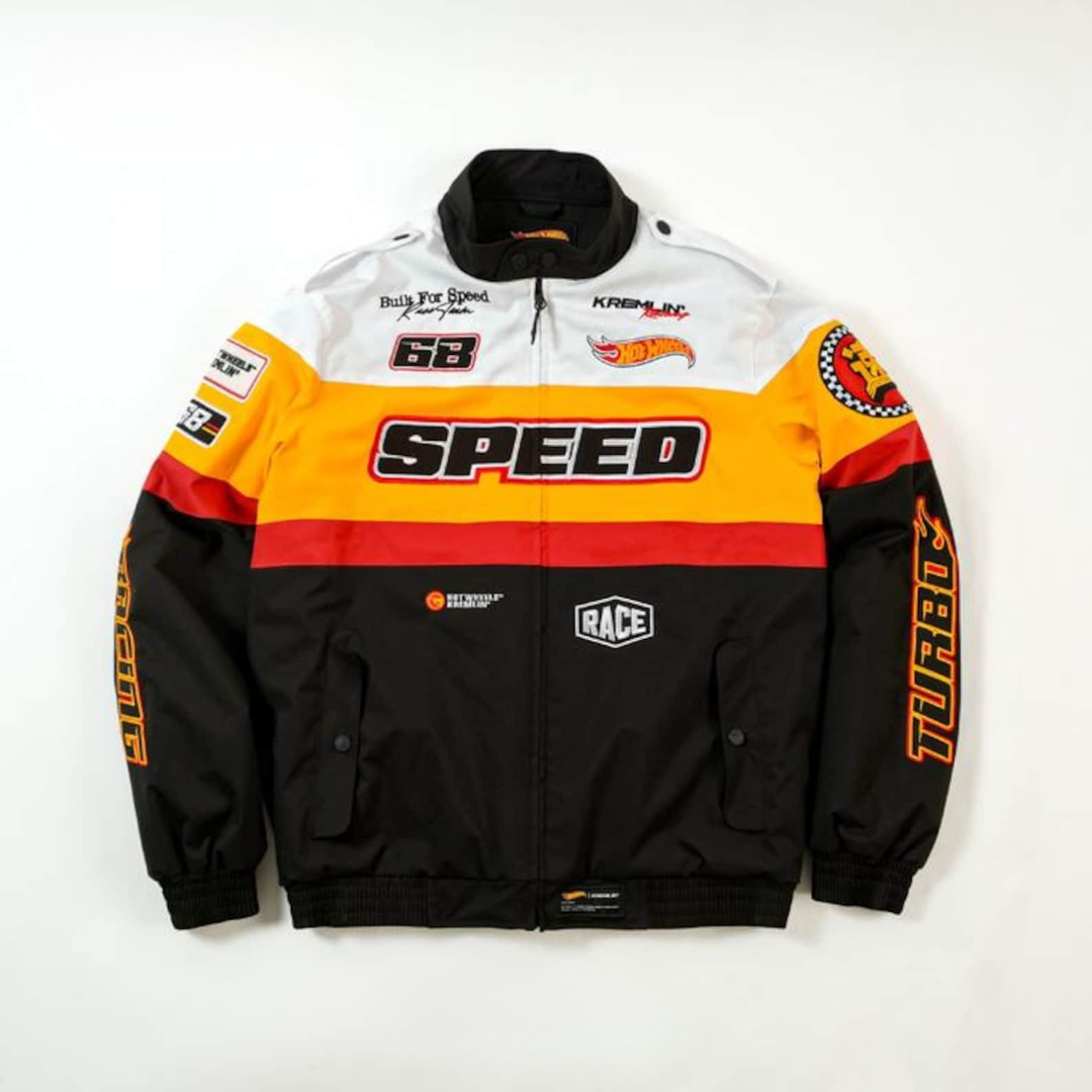 Hot Wheels x KRMLN Speedway Bomber Embroidered Racing Jacket
