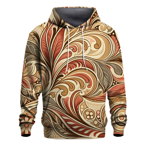 Paisley Retro Rhythm Hoodie