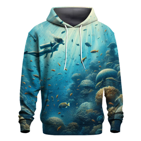 Diving - Oceanic Elegance Hoodie