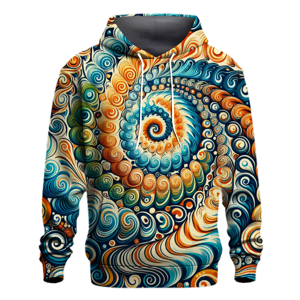 Groovy Tie-Dye Spirals Hoodie