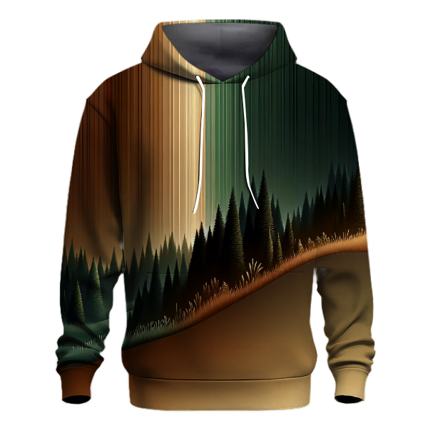 Rustic Woodland Gradient Hoodie