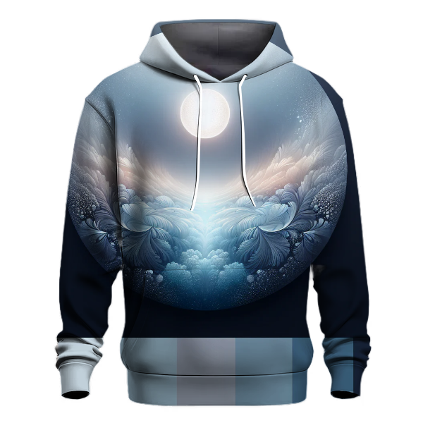 Moonlit Glacier Shimmer Hoodie