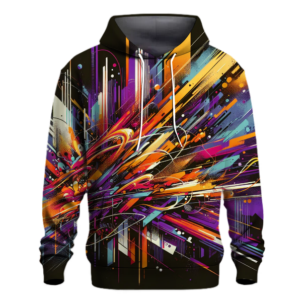 Rad Neon Splash Hoodie