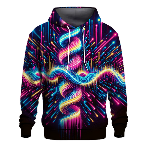 Geometric Synth Patterns Hoodie